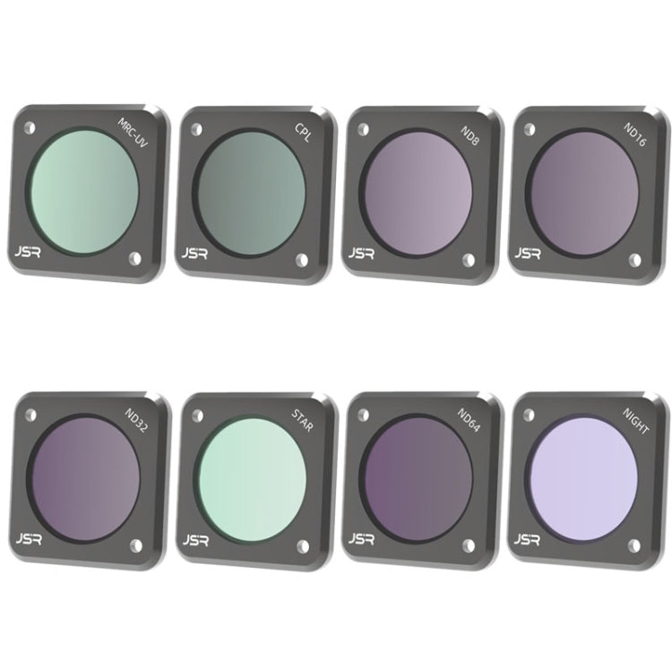 Filtros JUNESTAR para Câmara de Ação DJI Action 2, Estilo:, CPL, ND4, ND8, ND16, ND32, ND64, ND1000, ND8PL, ND64PL, Macro 10X, Noite, Estrela, CS-3IN1, CS-4in1, CS-4in1 (NDPL), CS-6IN1, CS-8in1