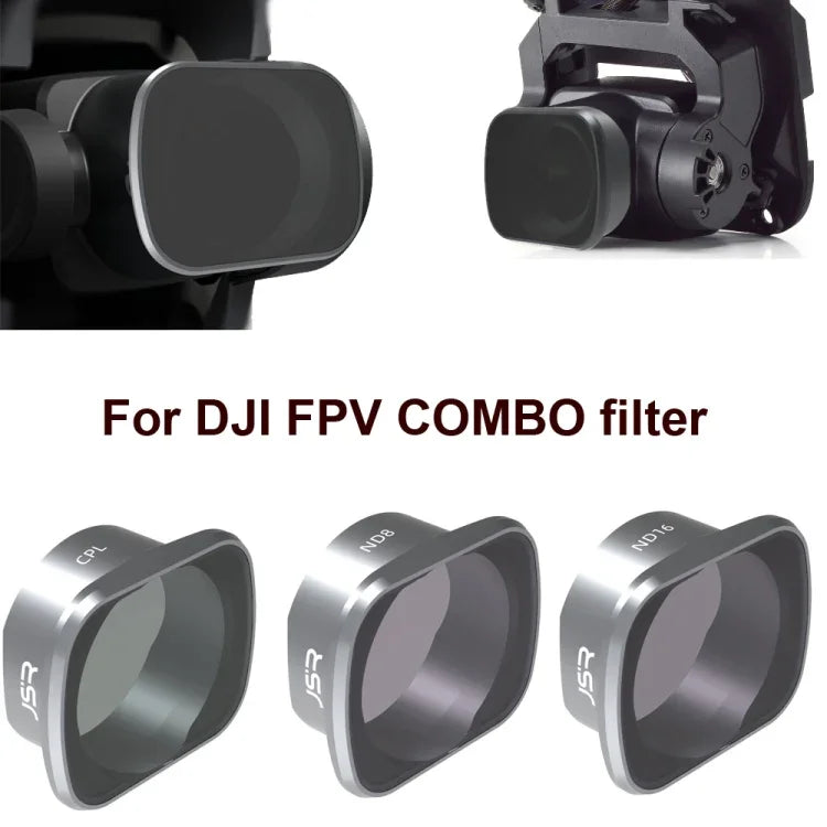 Filtros JUNESTAR para Drone DJI FPV COMBO, Modelo:, MCUV, CPL, ND4, ND8, ND16, ND32, ND64, ND8PL, ND16PL, ND32PL, ND64PL, Noite, Estrela, CPL+ND8+ND16, ND4+ND8+ND16+ND32, ND8/16/32/64PL, UV+CPL+ND4/8/16/32, UV+CPL+ND8/16/32/64+ESTRELA+Noite