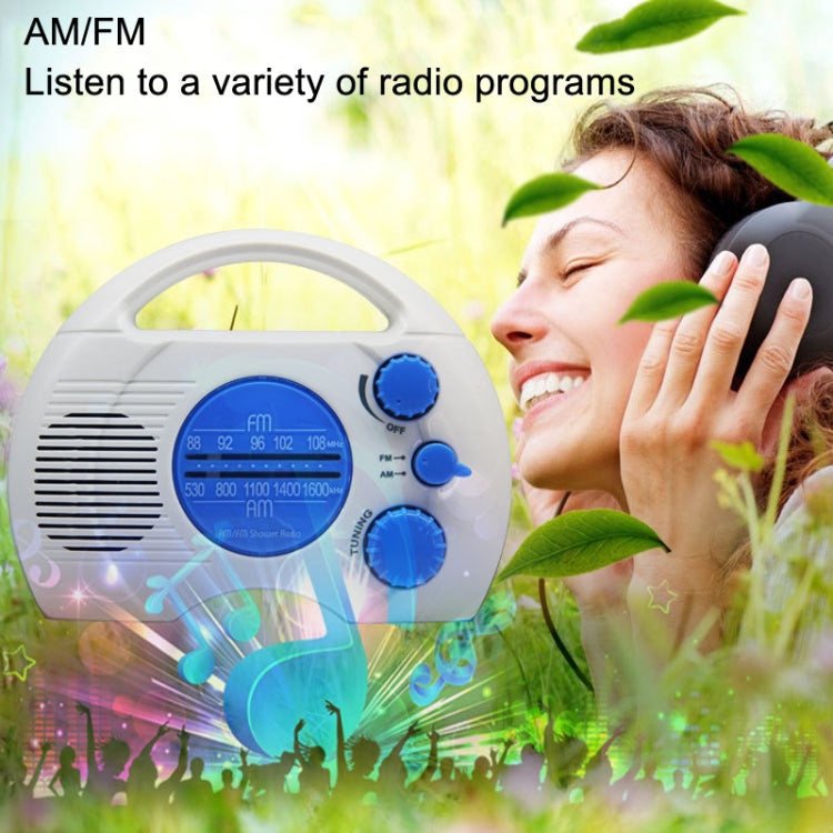 Rádio Portátil Impermeável IPX4 SY-910 AM/FM Duas Ondas, SY-910