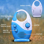 Rádio Portátil Impermeável Sayin SY-950 AM/FM Banda Universal Rádio para Idosos, SY-950 Azul, SY-950 Preto