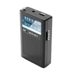 Rádio Retro de Bolso R06 com Ajuste de Frequência FM/AM e Antena, R06