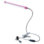 Lâmpada de Clipe USB para Estudante Luz de Secretária LED Dimerizável de Proteção Ocular, Roxo, Dourado, Preto, Prateado