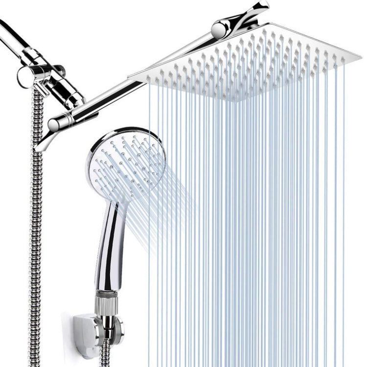Conjunto de Chuveiro Manual de Dupla Saída com Pulverização Superior e Economia de Água, Conjunto de Duplo Chuveiro