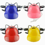 Chapéu para Beber Cerveja Preguiçoso para Festa de Aniversário ao Ar Livre, Capacete para Beber (Vermelho), Capacete para Beber (Azul), Capacete para Beber (Rosa), Capacete para Beber (Amarelo)