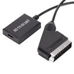 Conversor HDMI para Scart Adaptador de Vídeo HD 1080p, HDMI para SCART 1080P