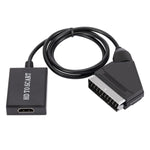 Conversor HDMI para Scart Adaptador de Vídeo HD 1080p, HDMI para SCART 1080P