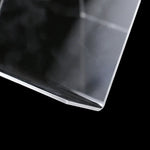 2 Peças Suporte de Exposição em Acrílico Transparente para Estante de Livros e Moldura de Foto, 100 x 115 x 145mm