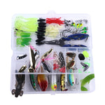 HENGJIA Isco Artificial Macio para Pesca de Robalo, Acessórios para Pesca em Água Doce, 110 Peças / Caixa