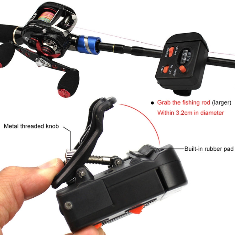 Contador Manual de Comprimento de Linha de Pesca para Máquinas