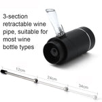Electric Red Wine Decanter Dispenser,Style:, Red ABS, Stainless Steel, Stainless Steel With Base