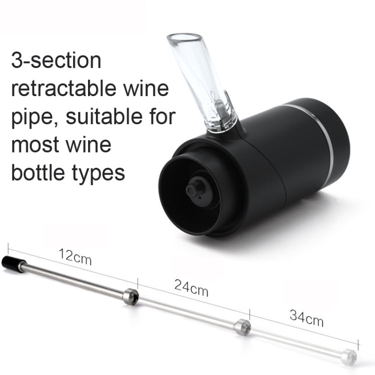 Electric Red Wine Decanter Dispenser,Style:, Red ABS, Stainless Steel, Stainless Steel With Base