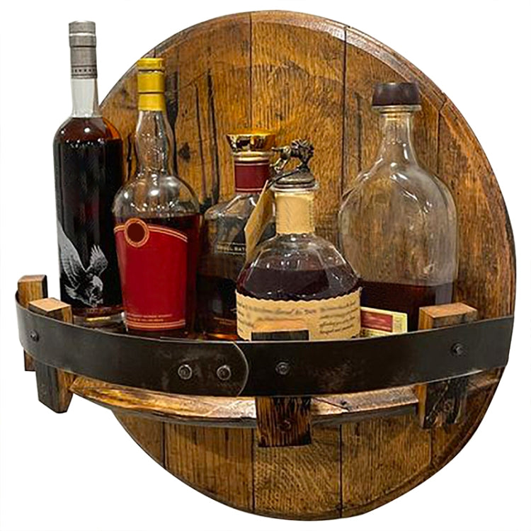 Suporte de parede em madeira para exposição e armazenamento de vinhos, Suporte de parede para vinhos