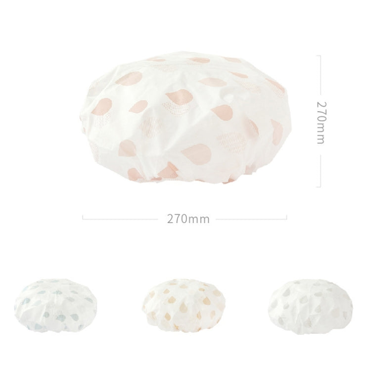 Chapéu de Chuveiro Impermeável para Adultos Mulheres, Tampa para Cabelo de Banho Anti-vapor, 1 Peça Cinzento, 1 Peça Rosa, 1 Peça Damasco