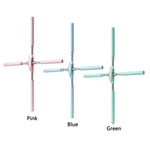 CHANGKUAI Corrector de Corcunda para Yoga, Ajustável, Ombros Abertos, Vara de Treino em Pé, Rosa, Azul, Verde