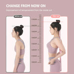 CHANGKUAI Corrector de Corcunda para Yoga, Ajustável, Ombros Abertos, Vara de Treino em Pé, Rosa, Azul, Verde