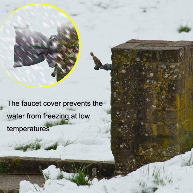 Oxford Cloth Winter Outdoor Faucet Frost Protection Cover, Rope Model