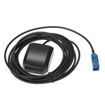 2 Peças Amplificador de Antena GPS Satélite para Navegação DVD de Carro Interface FAKRA-C, Base Plástica