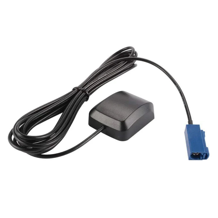 2 Peças Amplificador de Antena GPS Satélite para Navegação DVD de Carro Interface FAKRA-C, Base Plástica