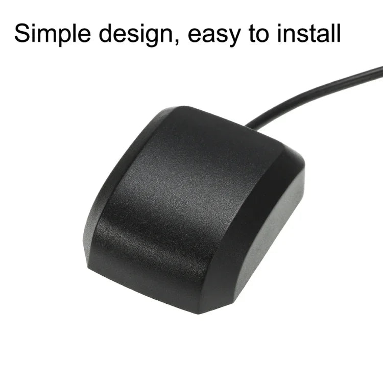 2 Peças Amplificador de Antena GPS Satélite para Navegação DVD de Carro Interface FAKRA-C, Base Plástica