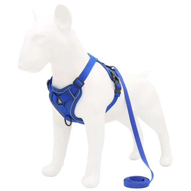 HT-864 Corda de Tração para Animais Colete Peitoral Respirável Refletor para Cão, Tamanho:, S, M, L, XL
