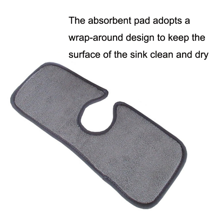 Tapete Absorvente para Drenagem de Lavatório, Almofada de Limpeza a Seco, Toalha de Fibra, Tapete de Água, Cor Entregue Aleatoriamente, Tamanho:, 38x13,5cm, 46x10cm, 46x15cm, 62,5x13cm