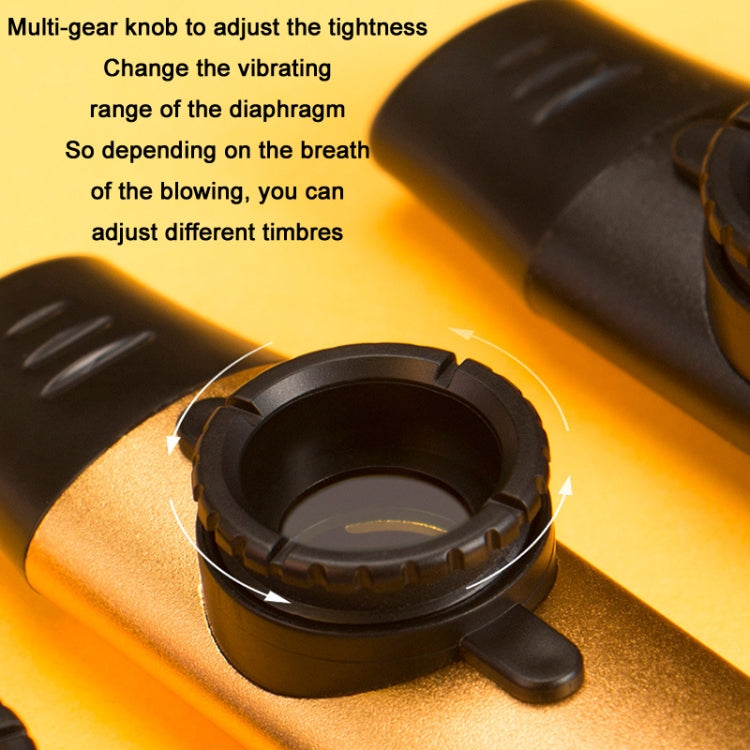 Kazoo Profissional Metálico com Tom Ajustável, Kazoo com Tom (Dourado), Kazoo com Tom (Verde), Kazoo com Tom (Prateado)