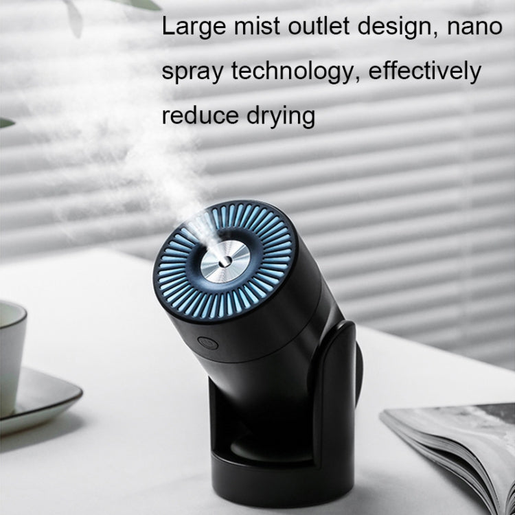 Humidificador de Luz Noturna Colorida Rotativa USB L09, Branco, Rosa, Preto