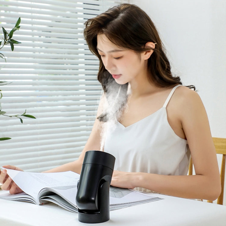 Humidificador de Luz Noturna Colorida Rotativa USB L09, Branco, Rosa, Preto