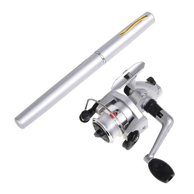 Conjunto de Pesca Portátil Tipo Caneta LEO com Carretel de Spinning, H8022G Dourado, H8022PU Roxo, H8022R Vermelho, H8022 Prateado, H8022B Preto, H8022BL Azul