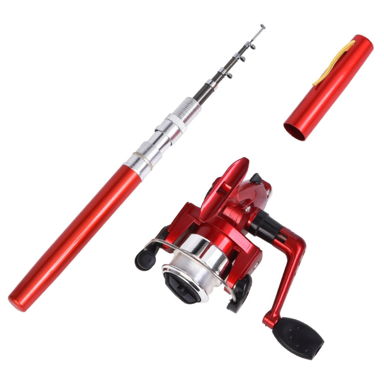 Conjunto de Pesca Portátil Tipo Caneta LEO com Carretel de Spinning, H8022G Dourado, H8022PU Roxo, H8022R Vermelho, H8022 Prateado, H8022B Preto, H8022BL Azul