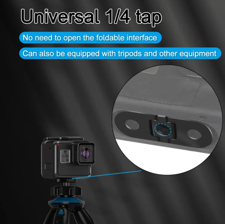 Base de Substituição Magnética Dobrável em Metal para GoPro HERO13 Black/HERO12 Black /HERO11 Black