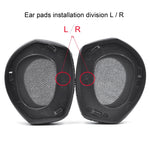 2 PCS Almofadas para Auriculares Sennheiser HDR RS165 RS175 RS185 RS195, Estilo:, Almofadas de Couro de Rã, Almofadas de Veludo, Almofadas de Couro de Proteína, Almofadas de Pele de Cordeiro, Almofadas de Rede de Futebol