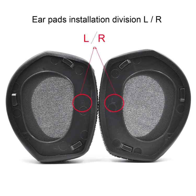 2 PCS Almofadas para Auriculares Sennheiser HDR RS165 RS175 RS185 RS195, Estilo:, Almofadas de Couro de Rã, Almofadas de Veludo, Almofadas de Couro de Proteína, Almofadas de Pele de Cordeiro, Almofadas de Rede de Futebol