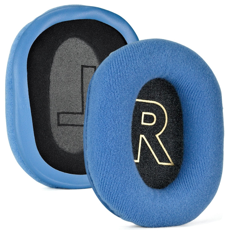 1 Par de Almofadas de Espuma de Memória para Logitech Logitech G Pro/G Pro X, 1 Par de Couro de Proteína Preto, 1 Par de Veludo Preto, 1 Par de Pele de Proteína Azul, 1 Par de Veludo Azul