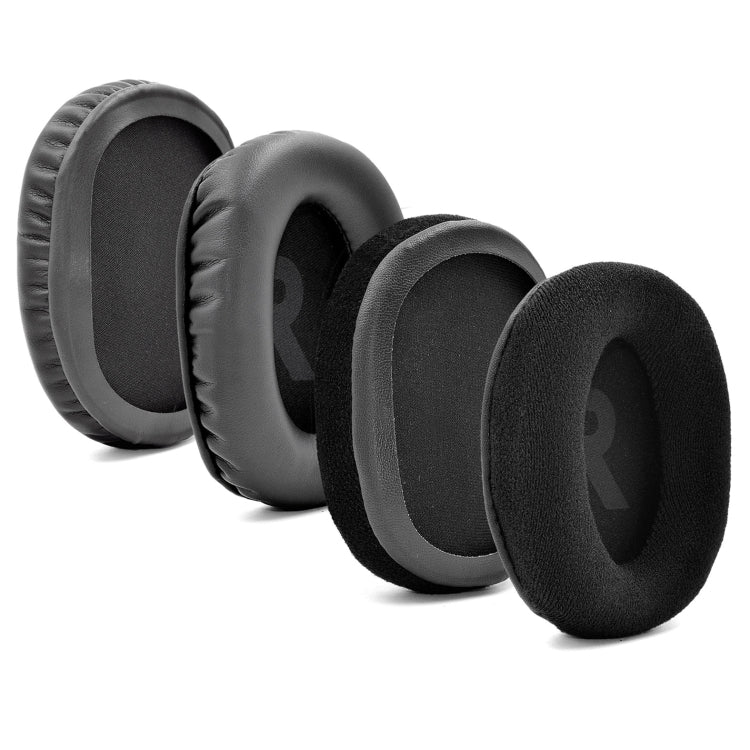 1 Par de Almofadas de Espuma de Memória para Logitech Logitech G Pro/G Pro X, 1 Par de Couro de Proteína Preto, 1 Par de Veludo Preto, 1 Par de Pele de Proteína Azul, 1 Par de Veludo Azul