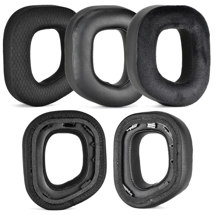 2pcs Almofadas Espessas para Auriculares CORSAIR HS80 RGB, Pele de Proteína, Couro PU+Veludo, Sensação de Gelo