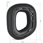 2pcs Almofadas Espessas para Auriculares CORSAIR HS80 RGB, Pele de Proteína, Couro PU+Veludo, Sensação de Gelo