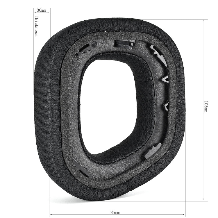 2pcs Almofadas Espessas para Auriculares CORSAIR HS80 RGB, Pele de Proteína, Couro PU+Veludo, Sensação de Gelo