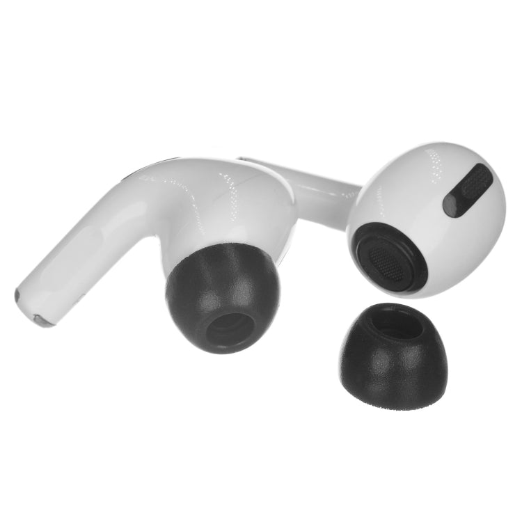 2 PCS Tampas de Espuma de Memória para Auriculares TWS Airpods Pro, Tamanho:, Grande Preto, Médio Preto, Pequeno Preto, Grande Cinzento, Médio Cinzento, Pequeno Cinzento