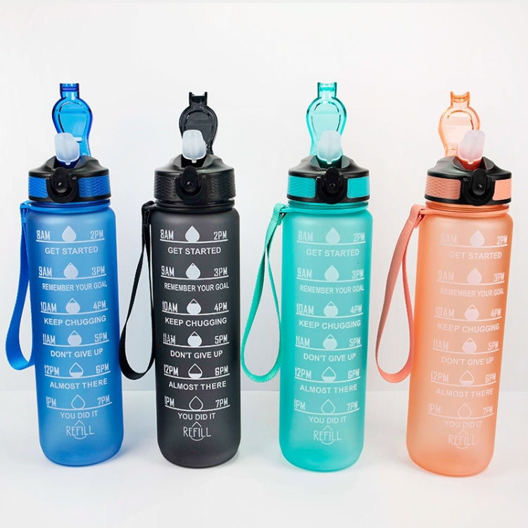 Garrafa Desportiva Space Cup Gradiente 1000ml com Tampa de Salto e Palhinha, Gradiente Laranja-Verde, Gradiente Azul e Vermelho, Gradiente Verde e Vermelho, Gradiente Amarelo Roxo, Preto, Azul, Verde