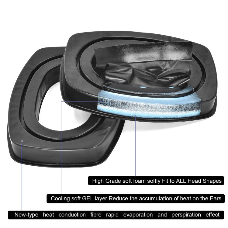 2pcs Almofadas Auriculares de Gel para Howard Leight da Honeywell Impact Sport Pro Sync