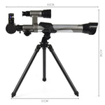 Brinquedos Telescópio Científico e Educativo com Lente Objetiva 20-40 X, 20-40 X
