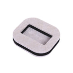 5 PCS Suporte para roldana de cadeira de computador Assento com rolo Almofada antiderrapante, Fundo quadrado em feltro cor feijão, Fundo quadrado em feltro castanho, Fundo redondo em plástico cor feijão, Fundo redondo em plástico preto