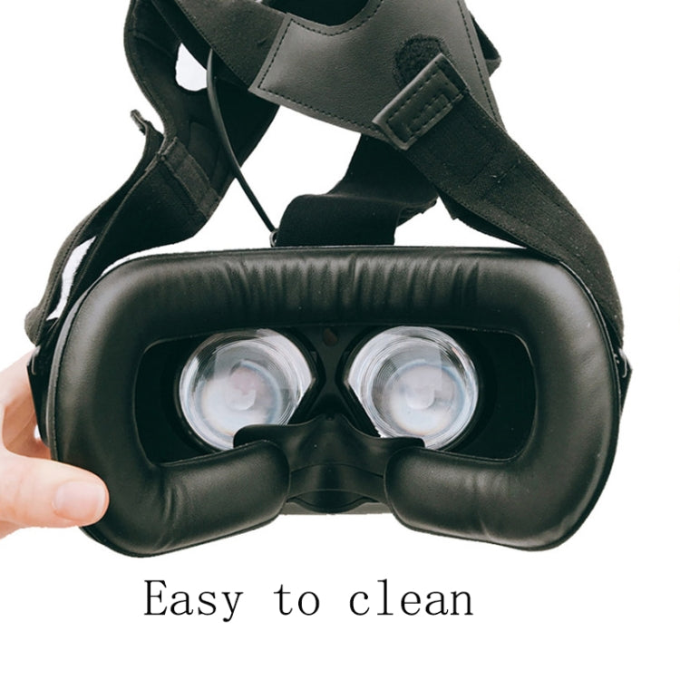 2 Unidades de Máscara de Espuma Facial em Pele PU para Olhos para Headset HTC VIVE VR, Espessura 2cm, Fina 1,5cm
