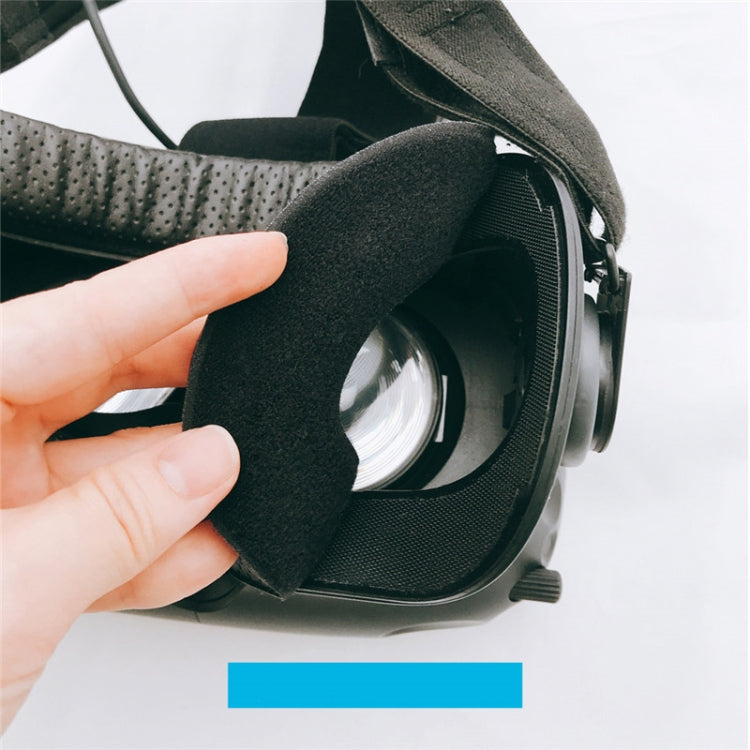 2 Unidades de Máscara de Espuma Facial em Pele PU para Olhos para Headset HTC VIVE VR, Espessura 2cm, Fina 1,5cm