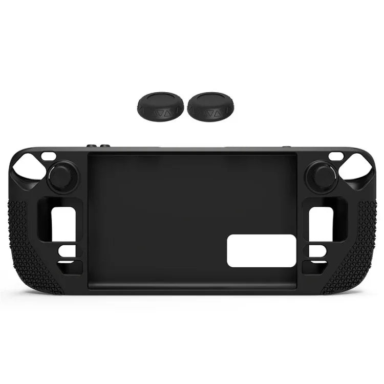 Capa de Silicone Completa com Tampa para Botão para Steam Deck, (Preto), (Azul), (Vermelho), (Rosa)