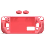 Capa de Silicone Completa com Tampa para Botão para Steam Deck, (Preto), (Azul), (Vermelho), (Rosa)