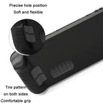 Capa de Silicone Completa com Tampa para Botão para Steam Deck, (Preto), (Azul), (Vermelho), (Rosa)