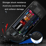 Capa de Silicone Completa com Tampa para Botão para Steam Deck, (Preto), (Azul), (Vermelho), (Rosa)
