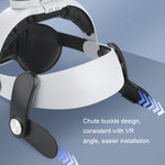Correia de Cabeça VQ2 Elite com Suporte para Bateria para Meta Quest 2, Correia de Cabeça VQ2